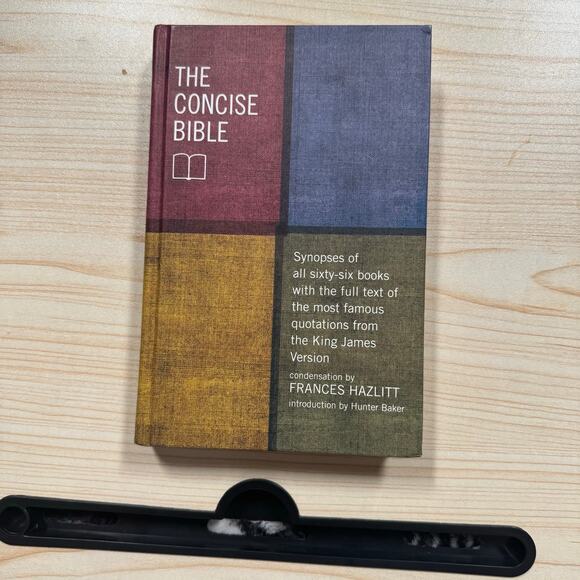 The Concise BIBLE Synopses of all 66 Books King James Verson Frances Hazlit READ - Picture 1 of 7